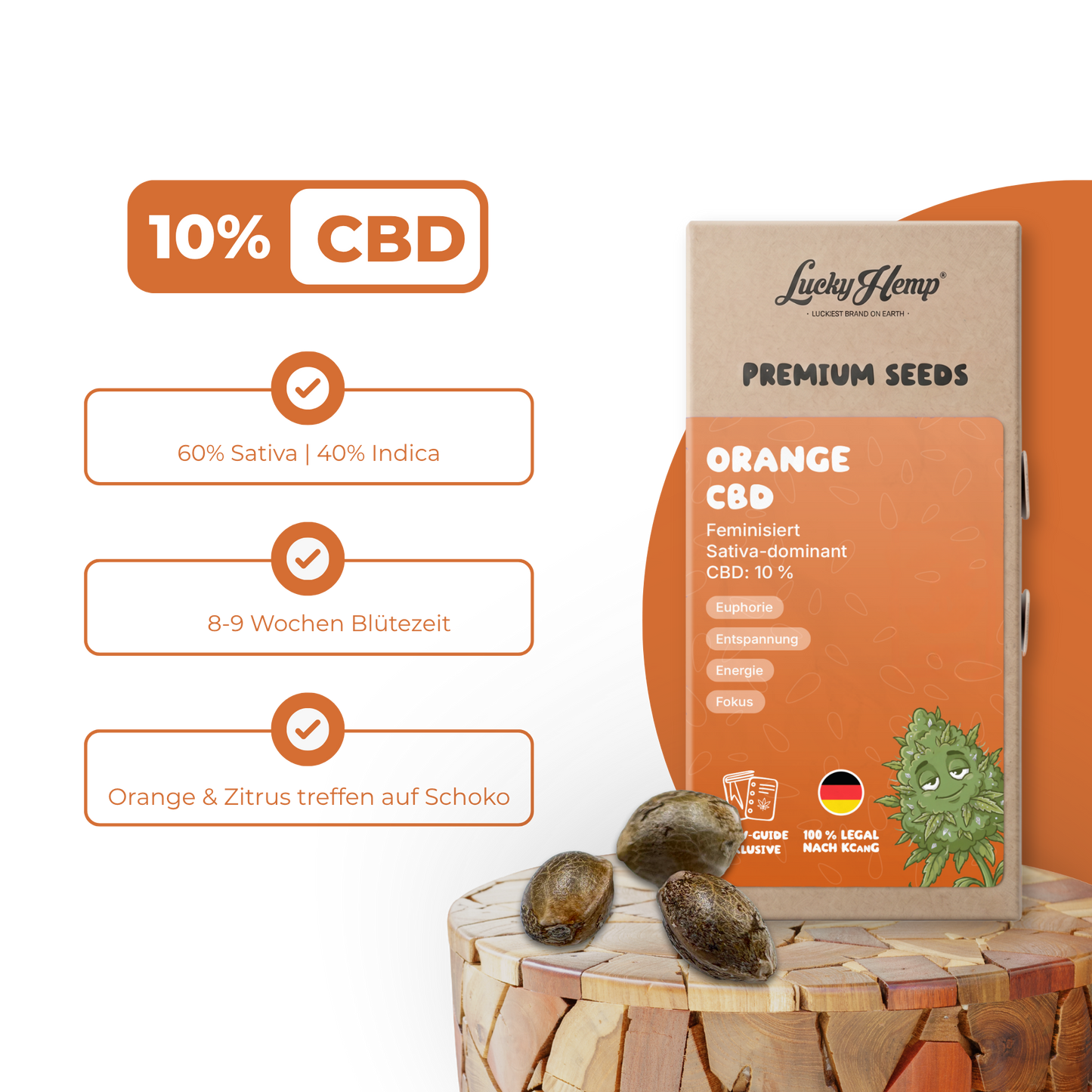 Orange CBD Samen Feminisiert