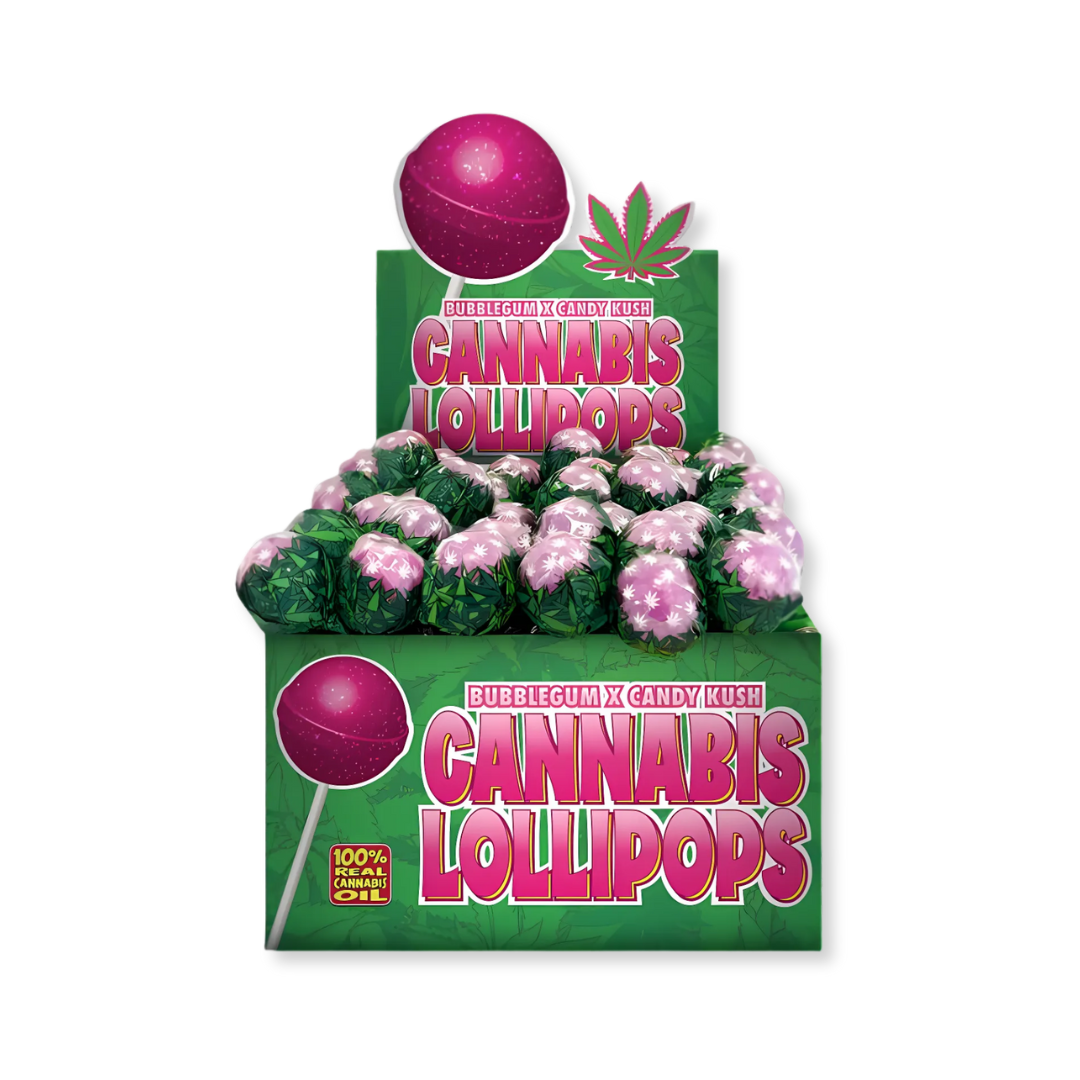 Cannabis Lollipop Edibles Lucky Hemp Candy Kush