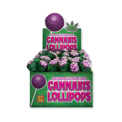 Cannabis Lollipop Edibles Lucky Hemp Purple Haze
