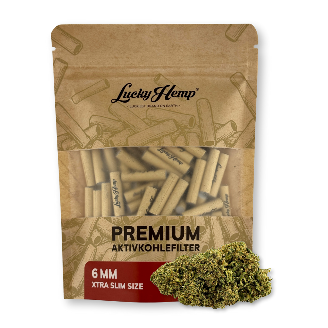 Lucky Hemp® Aktivkohlefilter Xtra Slim