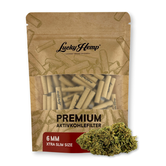 Lucky Hemp® Aktivkohlefilter Xtra Slim